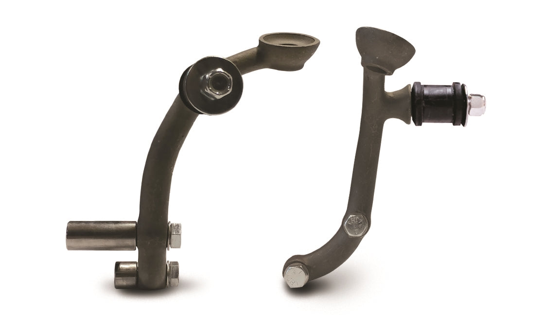 HI BOY F1 STYLE UPPER SHOCK AND HEADLIGHT MOUNT COMBO UN-POLISHED