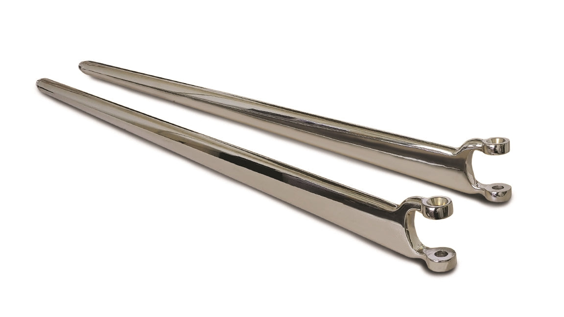 1932 FORD “STYLE” CHROME SPLIT WISHBONES 2 1/4” PERCH BOSS