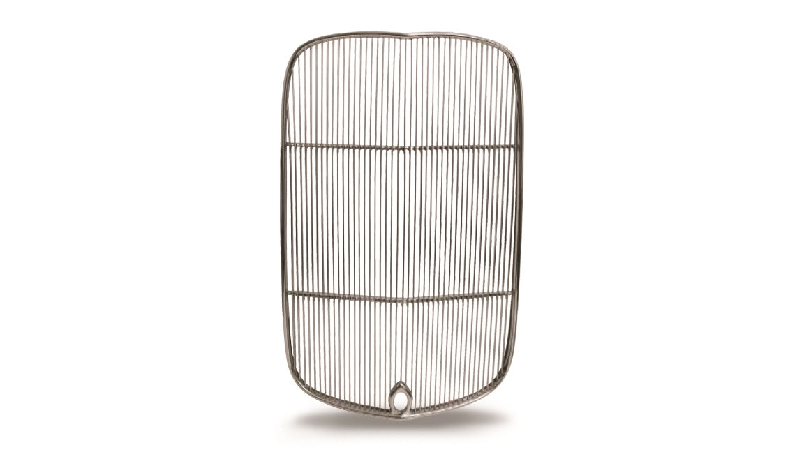 1932 FORD GRILLE INSERT WITH CRANK HOLE POLISHED S/S