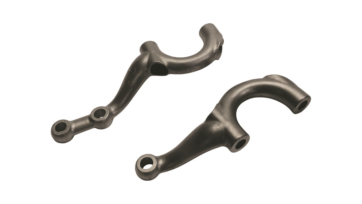 RHD THRU HOLE SPINDLE STEERING ARMS STAINLESS STEEL “UNPOLISHED”