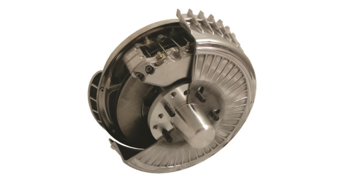 BUICK STYLE HOTROD FRONT DISC BRAKES KIT POLISHED