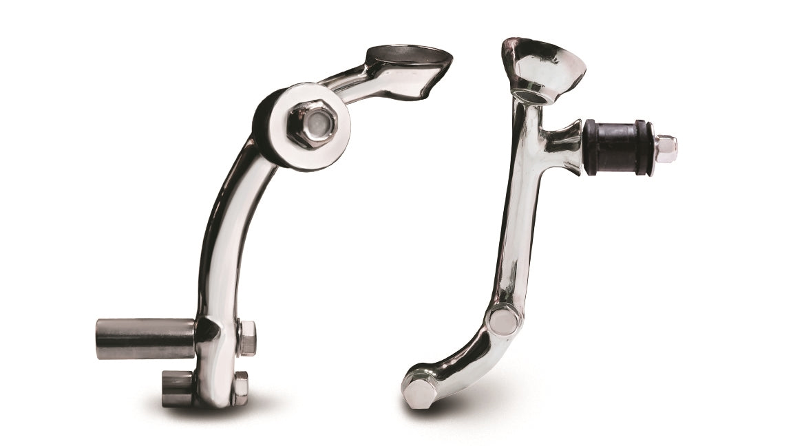 HIBOY F1 STYLE UPPER SHOCK AND HEADLIGHT MOUNT COMBO POLISHED