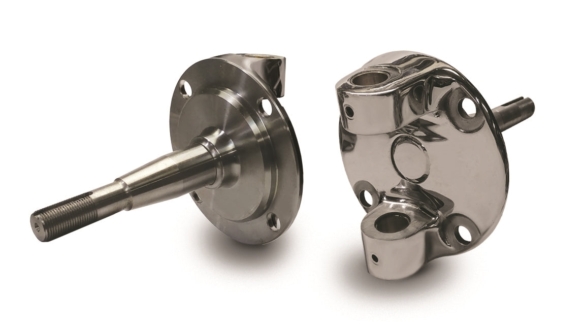 GT2 POLISHED STAINLESS STEEL SPINDLES 1937-1941 FORD