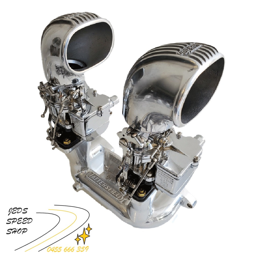 TATTERSFEILD TWIN 2X2 4 BANGER MANIFOLD (POLISHED)