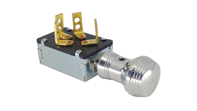 KEYLESS IGNITION SWITCH ART DECO STYLE POLISHED