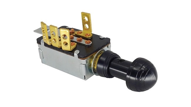 3 POSITION HEADLIGHT SWITCH 1940s STYLE BLACK