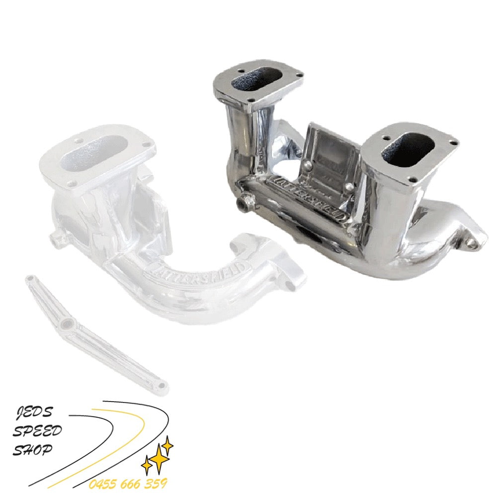 TATTERSFEILD TWIN 2X2 4 BANGER MANIFOLD (POLISHED)