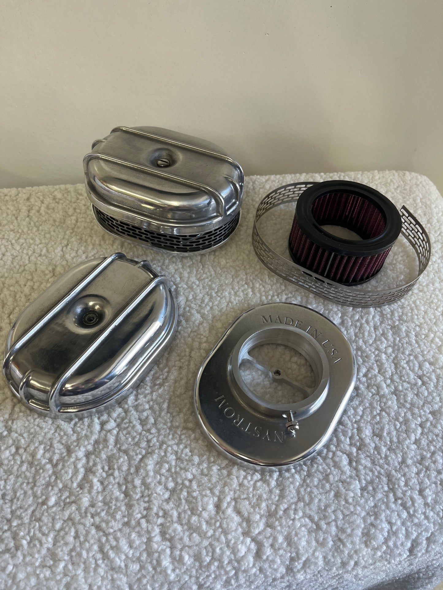 NYTROM AIR CLEANER (Polished only)